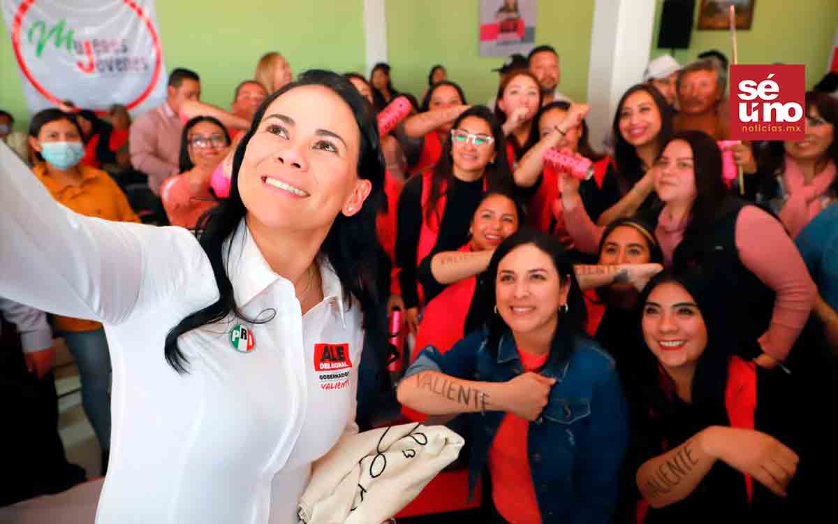 Alejandra Del Moral destacó que el priismo mexiquense es fuerte, valiente