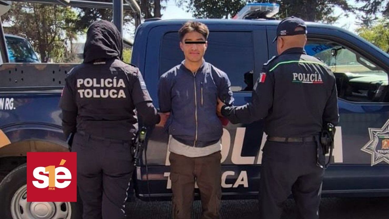 Detienen a tres presuntos “motorratones” por robo de celulares en Toluca