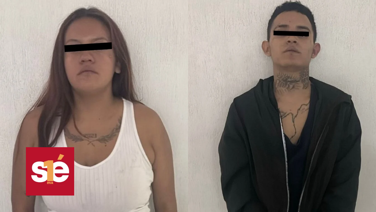 Detienen a pareja por robo de vehículo con violencia en Ecatepec