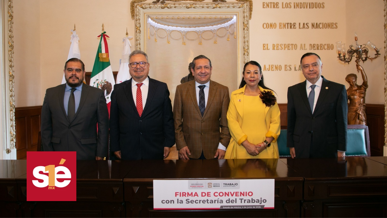 PJEdomex y Secretaría del Trabajo firman convenio laboral